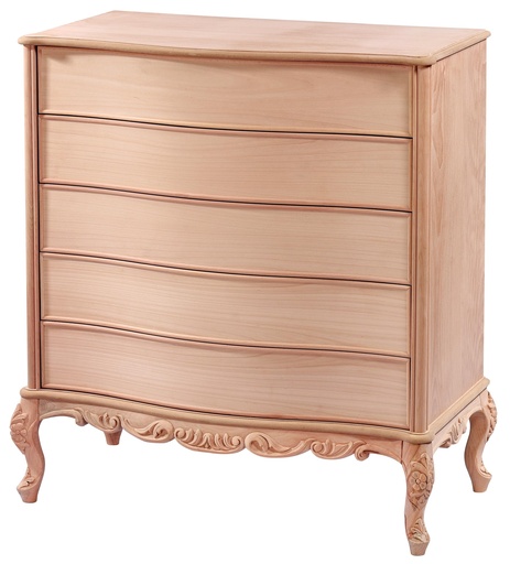 [6404S] Holz und MDF Kommode mit Schubladen mit Skulptur