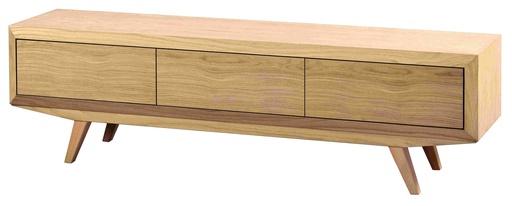 [TV-107] Wooden tv comfortable with oak veneer