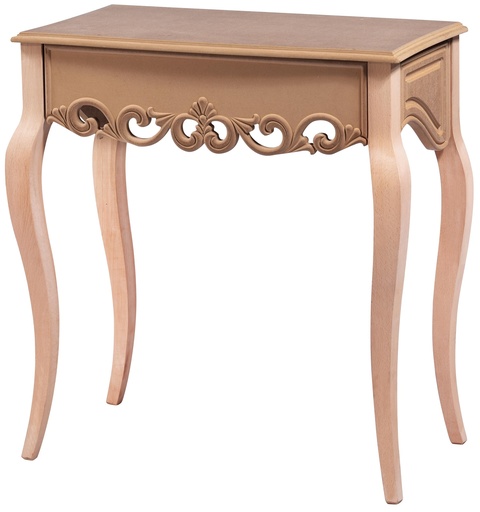 [6153S] Console en bois et MDF avec sculpture