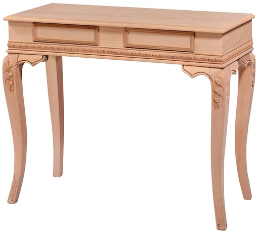 [6105S] Console en bois avec sculpture