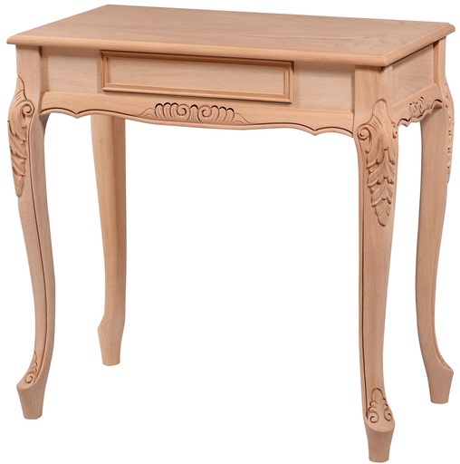 [6122S] Holzkonsole mit Skulptur