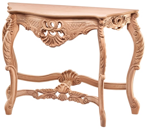 [6158S] CONSOLA DIN LEMN CU SCULPTURA