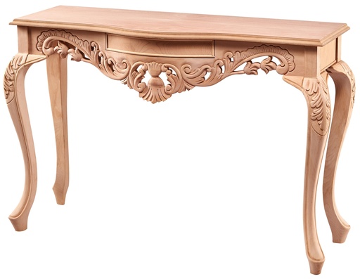 [6157S] CONSOLA DIN LEMN CU SCULPTURA