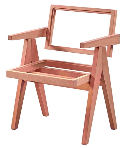 [BRJ-137] Chaise en bois