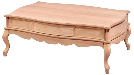 [5748S] La table basse rectangulaire en bois