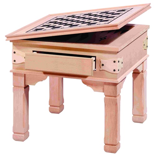 [ORT-150] Quadratischer Schach Tisch aus Holz​