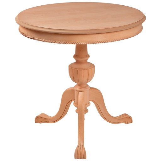 [2456C] Round wooden table