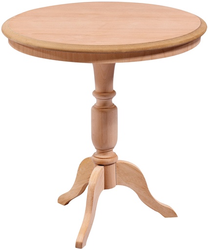 [5922S] Table ronde en bois