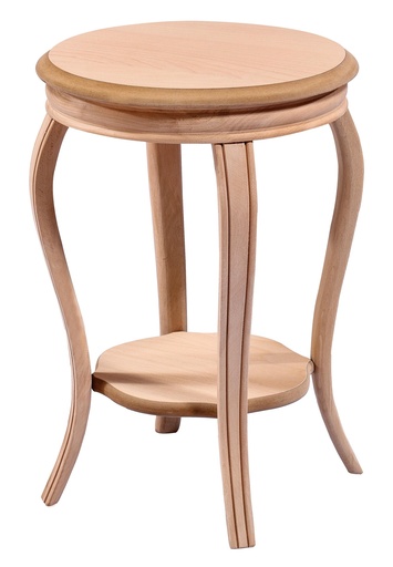 [5898S] Runder Holztisch