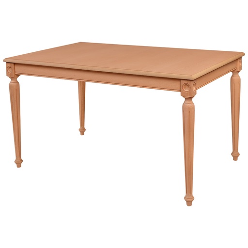 [1291C] Ausziehbarer rechteckiger Tisch aus Holz