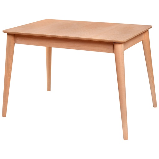 [1303C] Ausziehbarer rechteckiger Tisch aus Holz