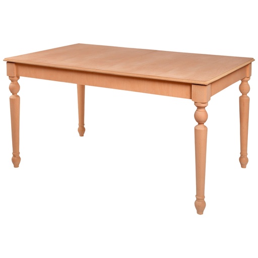 [1334C] Ausziehbarer rechteckiger Tisch aus Holz