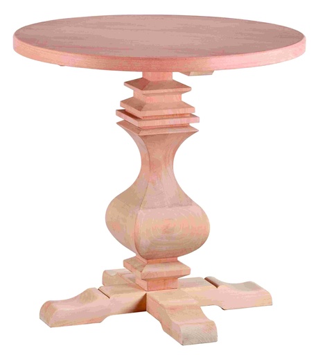 [MSA-104] La table ronde fixe du bois