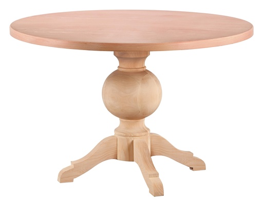 [2301S] Fester runder Holztisch