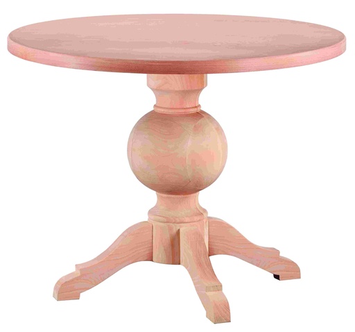 [MSA-138] La table ronde fixe du bois