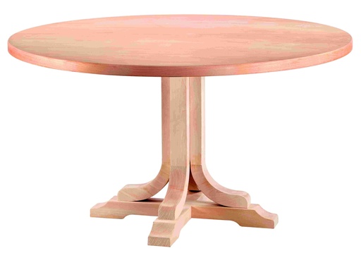 [MSA-139] La table ronde fixe du bois
