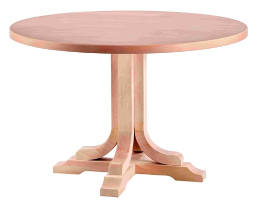 [MSA-140] La table ronde fixe du bois