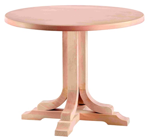 [MSA-141] La table ronde fixe du bois