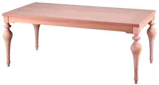 [MSA-144] Fester rechteckiger Stehtisch aus Holz