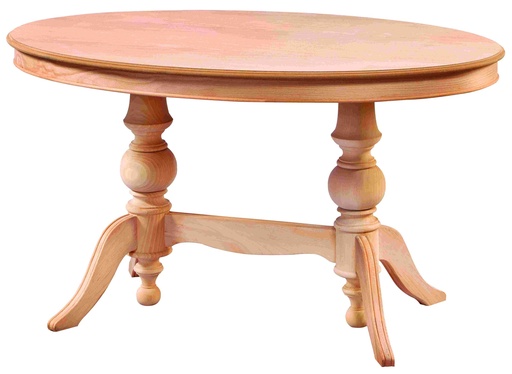 [MSA-148] Fester ovaler Tisch aus Holz