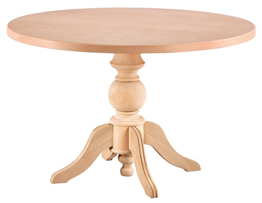 [2269S] The fixed round table of wood
