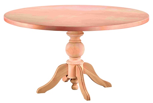 [MSA-160] La table ronde fixe du bois