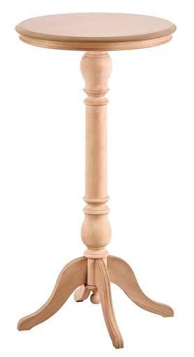 [2679S] Fester runder Holztisch