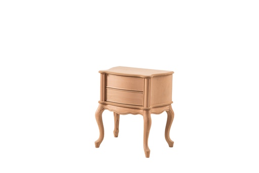 [876N] Wooden bedside table
