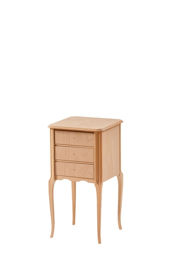 [894N] Wooden bedside table