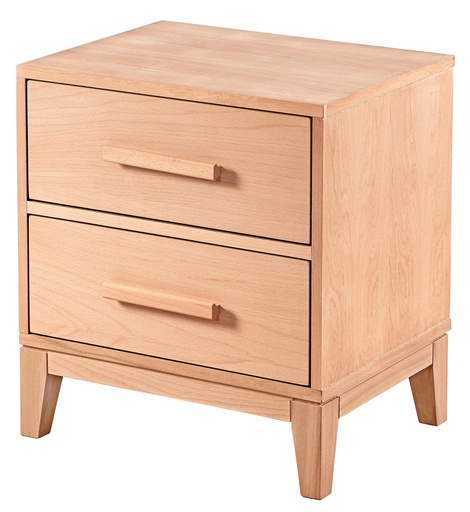 [6520S] Wooden bedside table