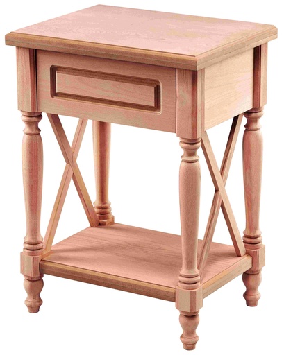 [KOM-110] Wooden bedside table