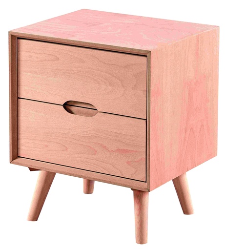 [KOM-136] Wooden bedside table