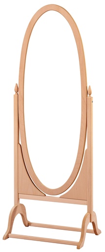 [7302S] The mirror frame with wooden support