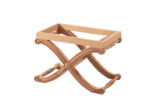 [4197N] Wooden skeleton of wood with sculpture