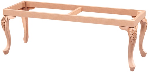 [4608S] Schemel Skelett aus Holz mit Skulptur