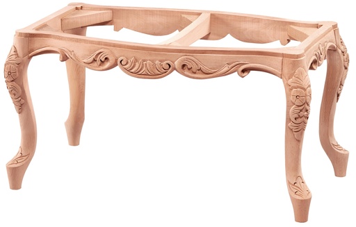 [4639S] Wooden skeleton of wood with sculpture