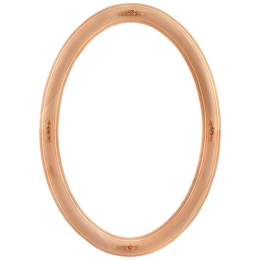 [2803C] Le cadre du miroir ovale en bois