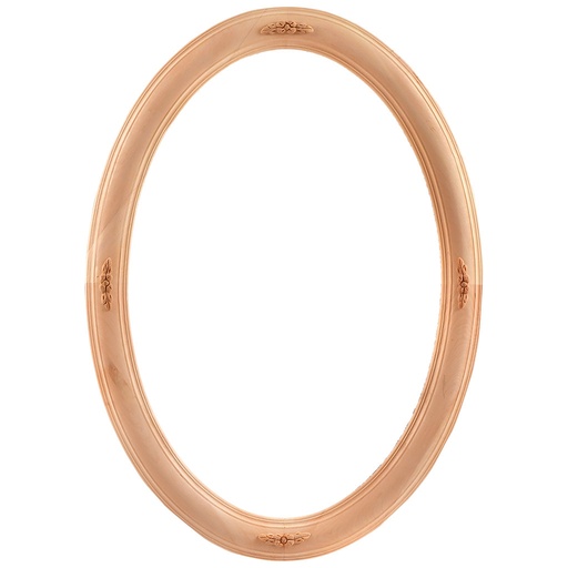 [2803C] Le cadre du miroir ovale en bois