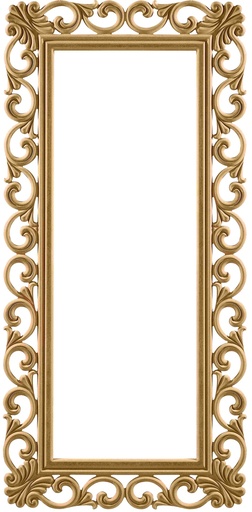 [AYN-101] The rectangular mirror frame in MDF