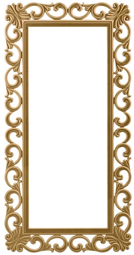 [AYN-102] Le cadre miroir rectangulaire dans MDF