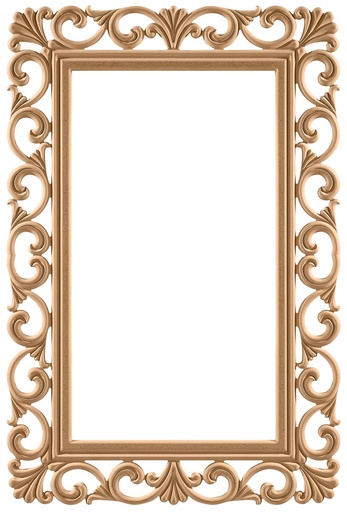 [7484S] RAMA OGLINDA DREPTUNGHIULARA DIN MDF