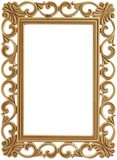 [AYN-105] The rectangular mirror frame in MDF