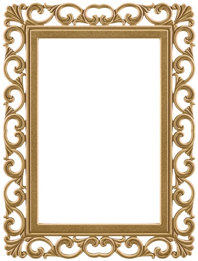[AYN-106] The rectangular mirror frame in MDF