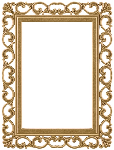 [AYN-106] The rectangular mirror frame in MDF