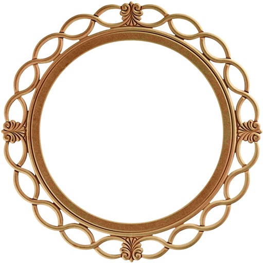 [AYN-117] Rama Round mirror in MDF