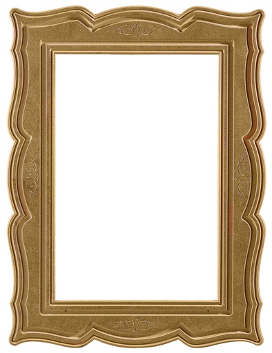 [AYN-120] The rectangular mirror frame in MDF