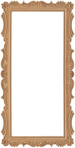 [7449S] The rectangular mirror frame in MDF