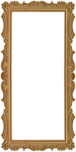 [AYN-127] The rectangular mirror frame in MDF