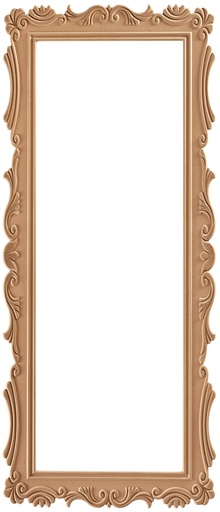 [7450S] The rectangular mirror frame in MDF