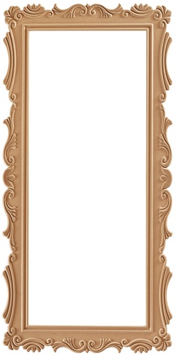 [7451S] Rechteckiger Spiegel Rahmen aus MDF